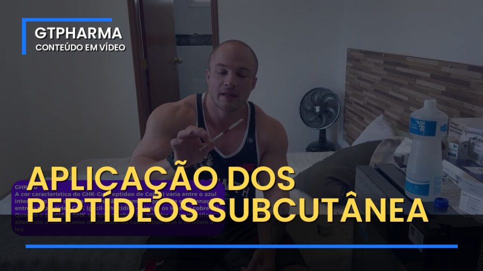 Aplicação dos peptídeos subcutânea