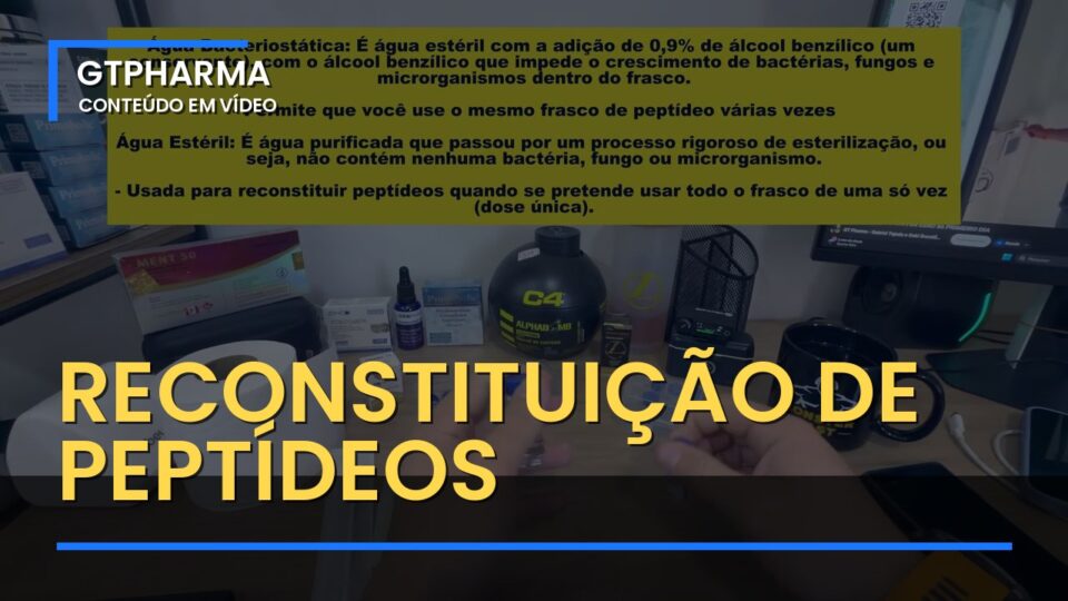 RECONSTITUIÇÃO DE PEPTÍDEOS