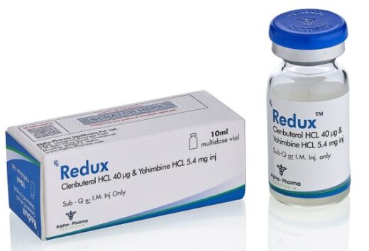 Alpha Redux (Injeção de Clenbuterol e Iohimbina 40mcg / 5,4 mg) 10ml