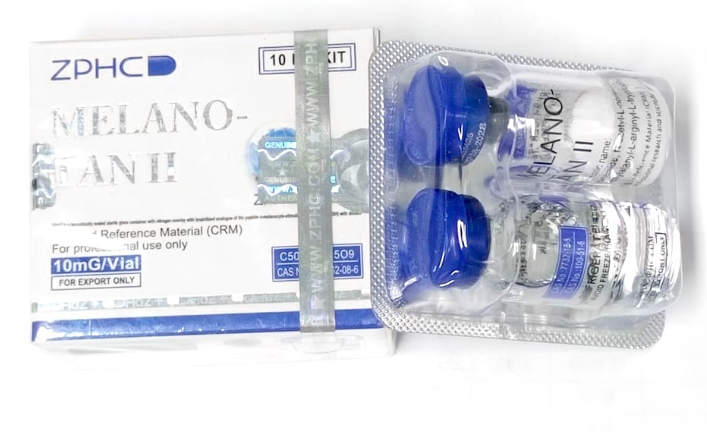Melanotan-2 ZPHC | 10 mg | 1 Frasco Liofilizado + Água Bacteriostática | Pó para Reconstituição