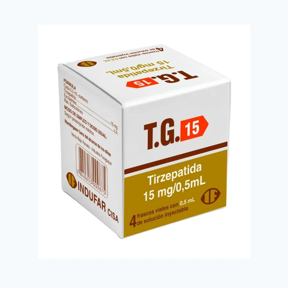 T.G. 15mg (4 Ampolas) Nova Apresentação - GTPharma