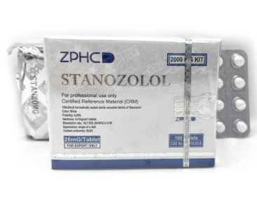 Stanozolol (Winstrol) ZPHC — 20 mg (100 comprimidos × 20 mg)