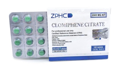 Citrato de Clomifeno (Clomid) ZPHC — 25 mg (100 comprimidos)