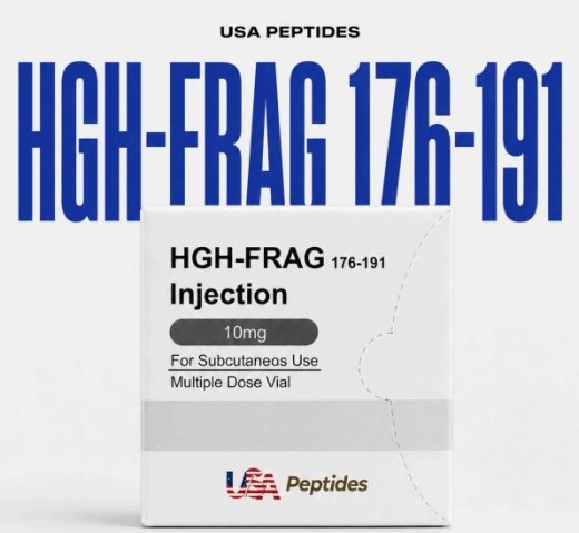 HGH Frag 10mg + 1 vial água Bac – USA Peptides