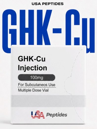 GHK-Cu 100mg +1 vial água bac – USA Peptides