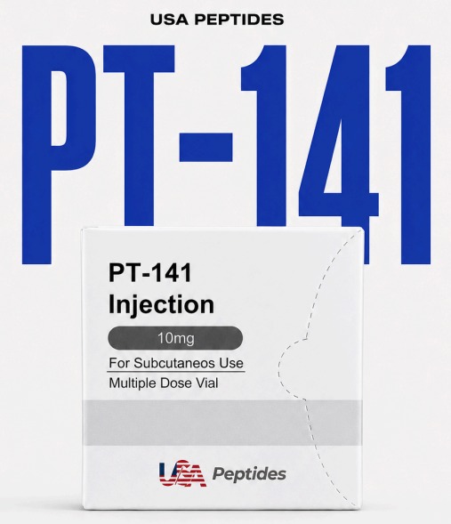 PT-141 10mg + 1 vial água bac – USA Peptides