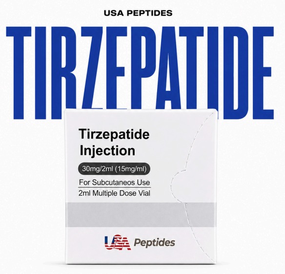 Tirzepatida 30mg + 1 vial de água bac – USA Peptides