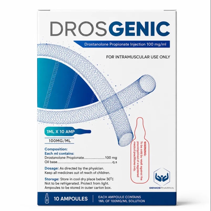 DROSGENIC 100MG (MASTERON PROPIONATO) – GENIQS PHARMA