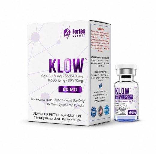 KLOW 80mg (GHK-CU + BPC-157 + TB-500 + KPV) – Fortex
